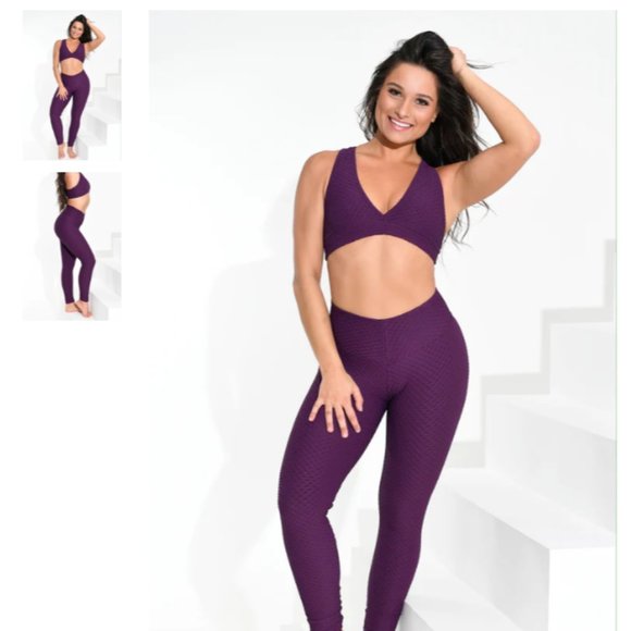 Booty by Brabants Croco Skin Acai Leggings One Size Workout Athleisure - Picture 1 of 4